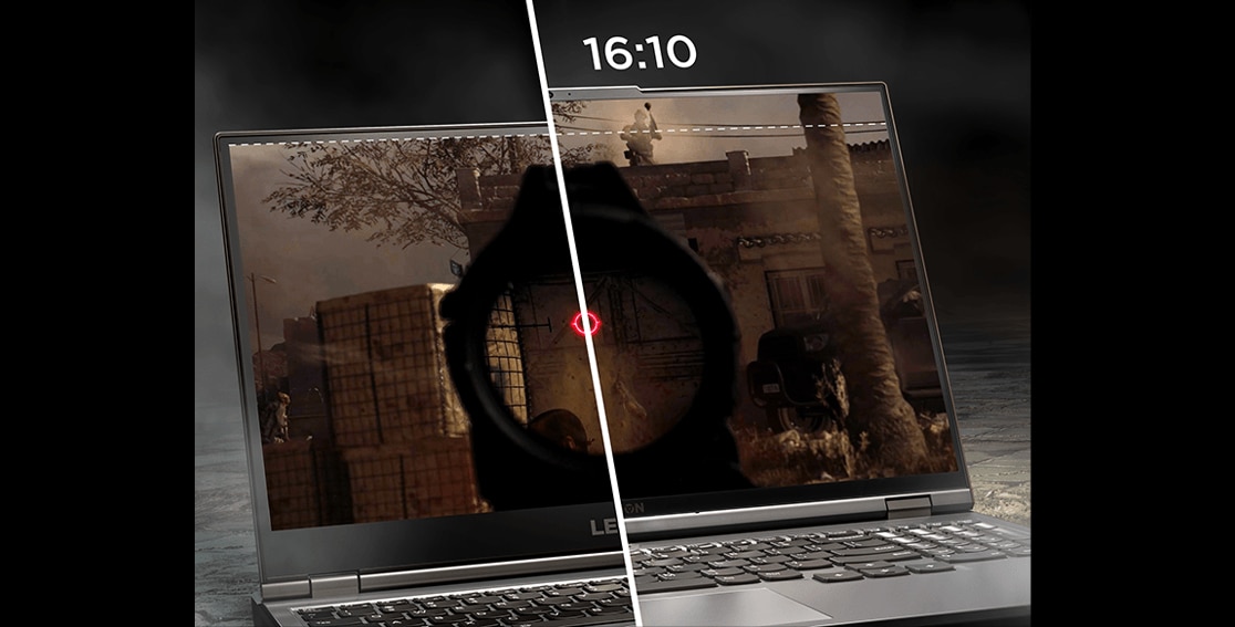 Lenovo Legion 5 Pro (16” AMD), right profile view