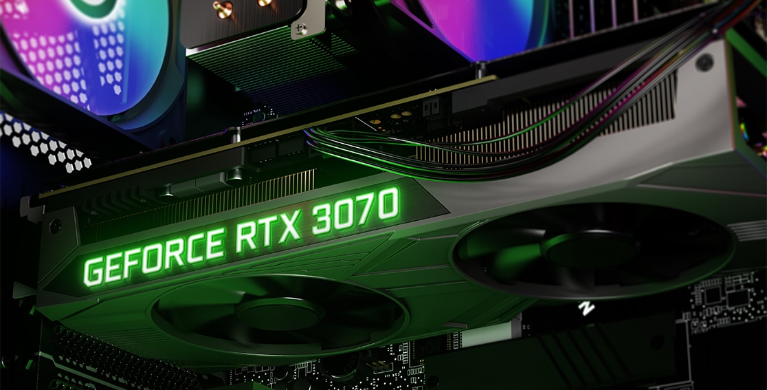 La tour Legion 5i Gen 7 est équipée de GPU NVIDIA® GeForce RTX™ 3070 pour des performances graphiques stupéfiantes.