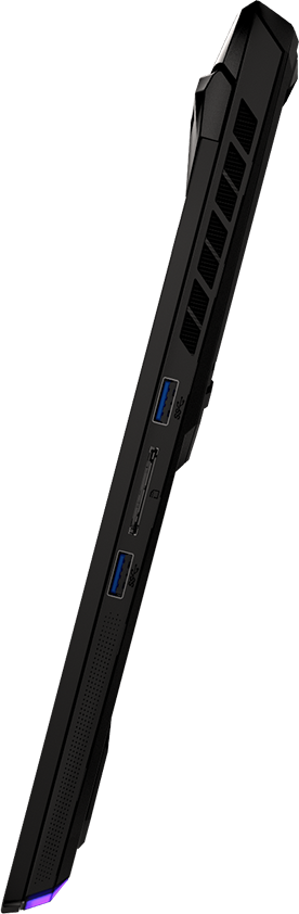 MSI GE67 Raider HX io left side01