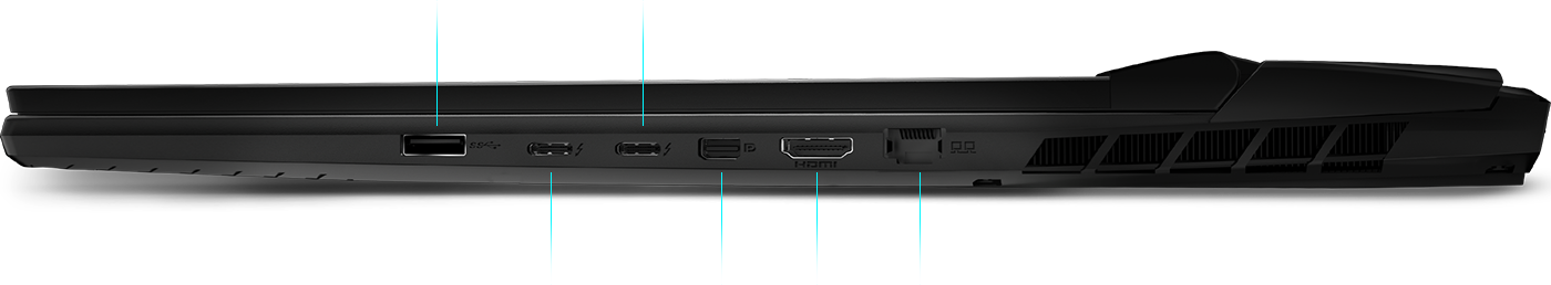 MSI Titan GT77 -  IO port