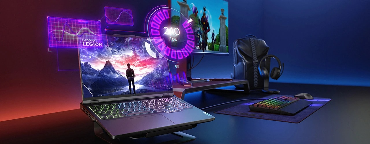 User interface of Xbox Game Pass on the screen of a Legion Pro 5i Gen 9